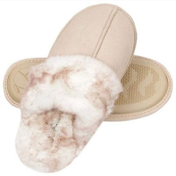 Jessica Simpson- FAUX FUR HOUSE SLIPPERS WOMEN SIZE Small - Picture 7 of 16